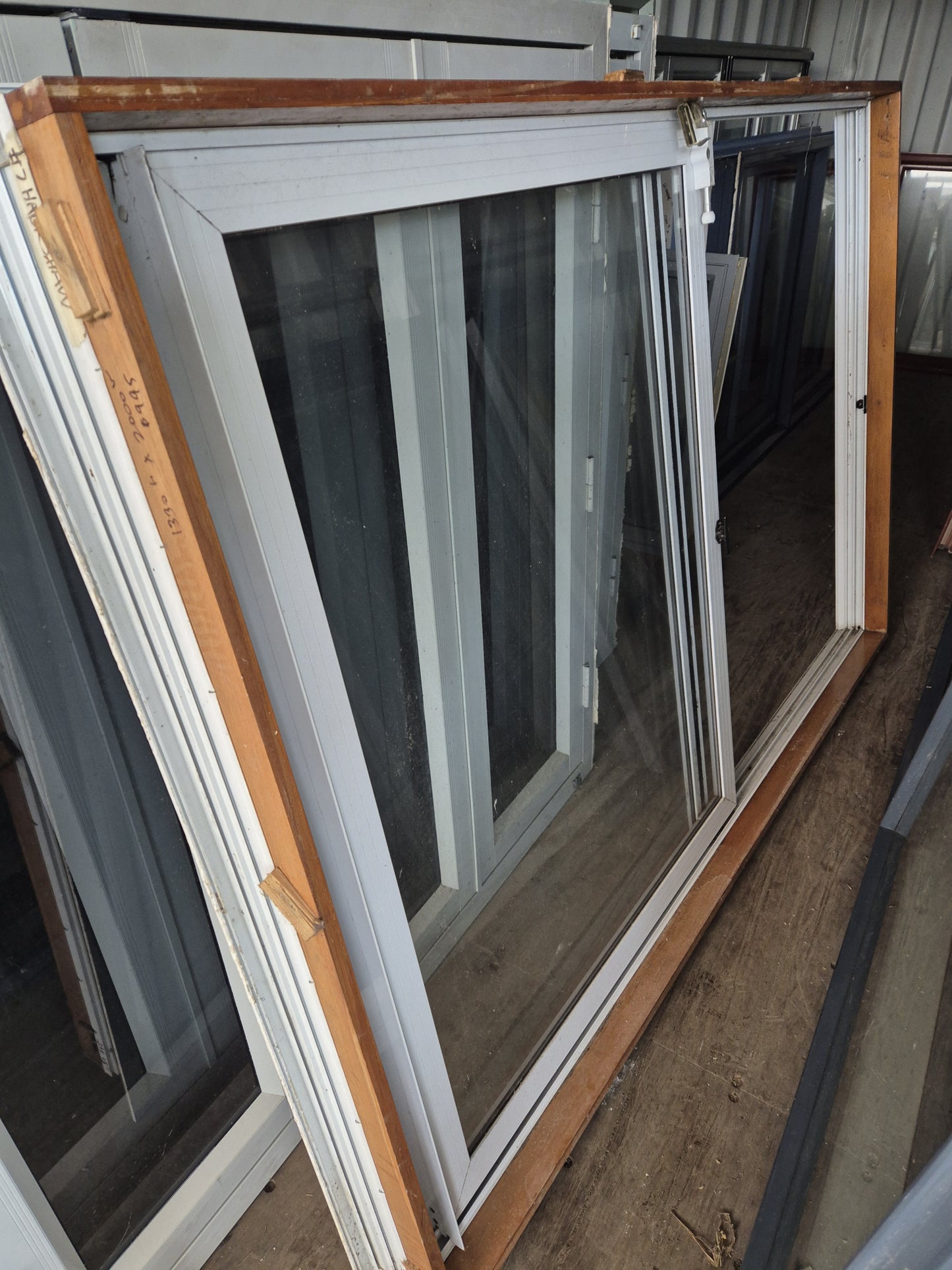 Older Style White Sliding Window 1330 H x 2000 W #2105