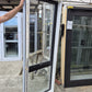 Double Glazed Black and White Window 2 m H x 0.7 m W #2242
