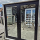 Double Glazed White and Black French Door 2000 H x 1800 W #2244