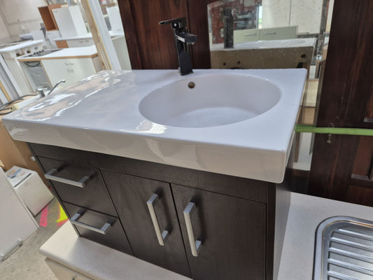 Wall Mounted Vanity with Mixer 820 L x 470 D