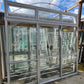Silver Pearl Ranchslider with 3 opening toplight 2300 H x 2425 W #RSC4