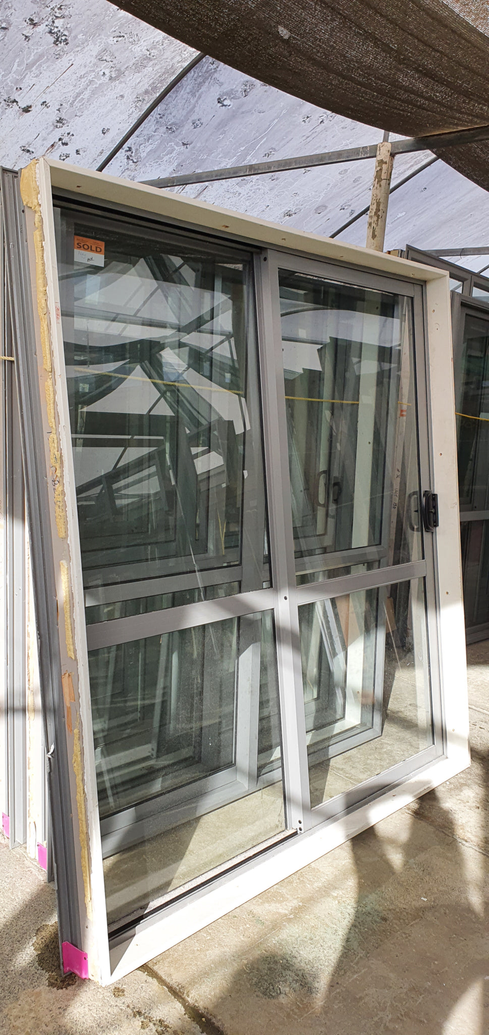 Sandstone Grey Sliding door 1960 H x 1800 W #RSK5A