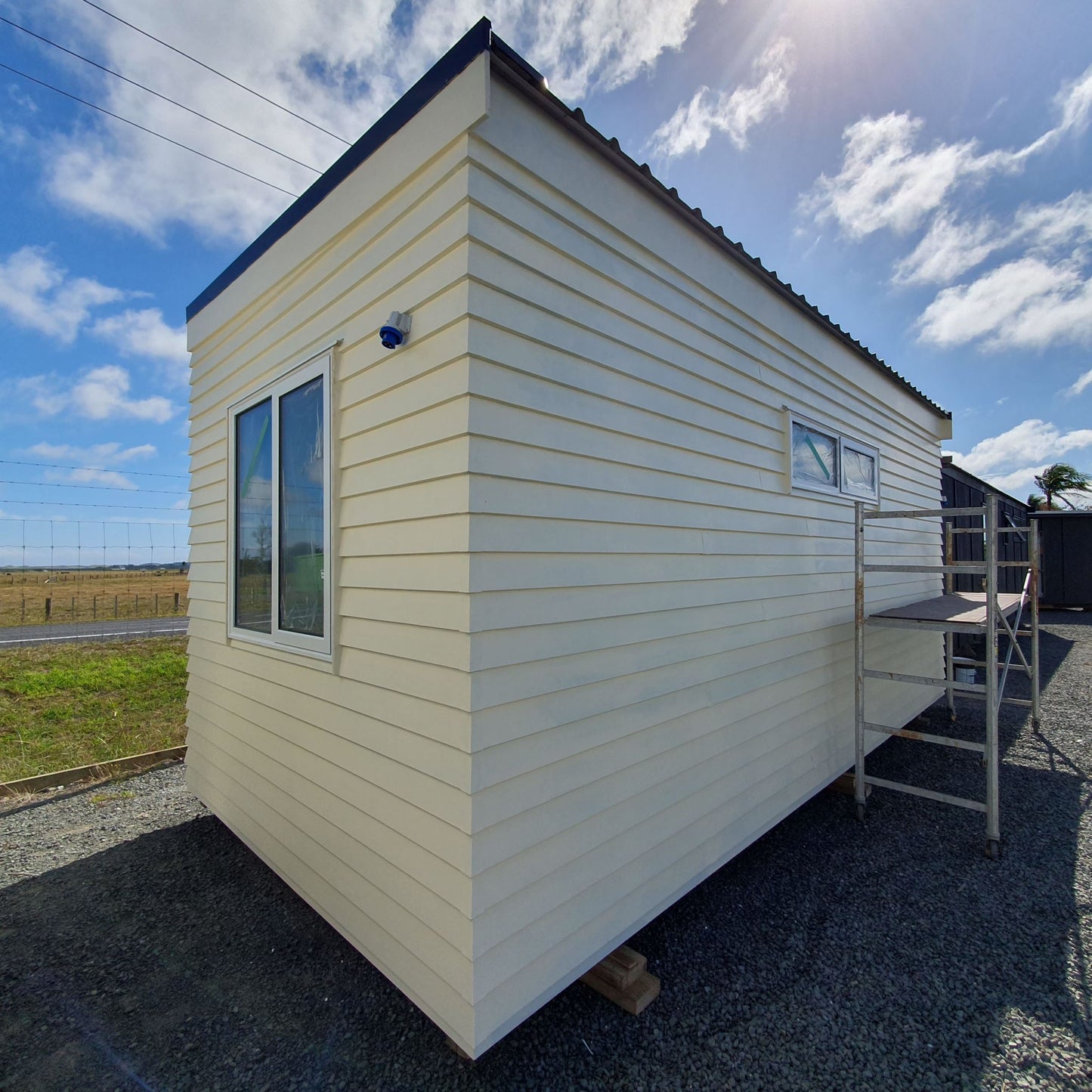 Ready now! NEW Weatherboard Portable building 6 x 3 m Double Glazed Joinery