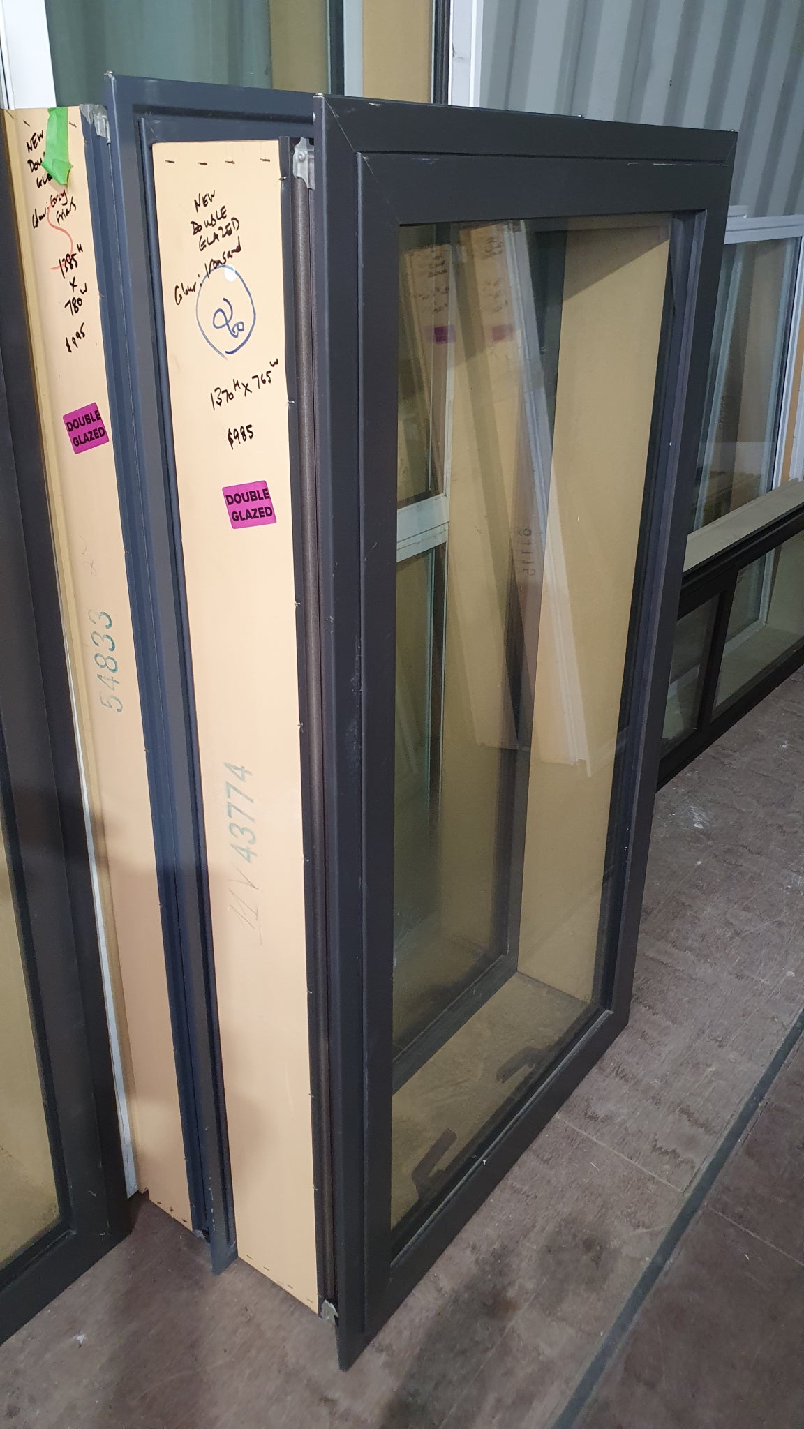 NEW Double Glazed Ironsand window 1370 H x 765 W #DGf