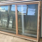 Aluminum window 1.2 H x 2.65 W double opening #Wb