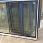 Denim Blue Aluminum window 1.2 H x 1.8 W with flyscreen #Wc