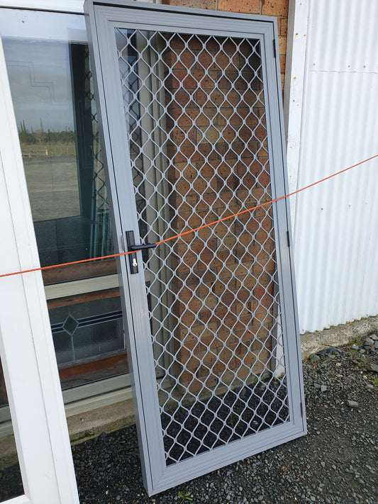 Security screen door in frame 2040 H x 860 W