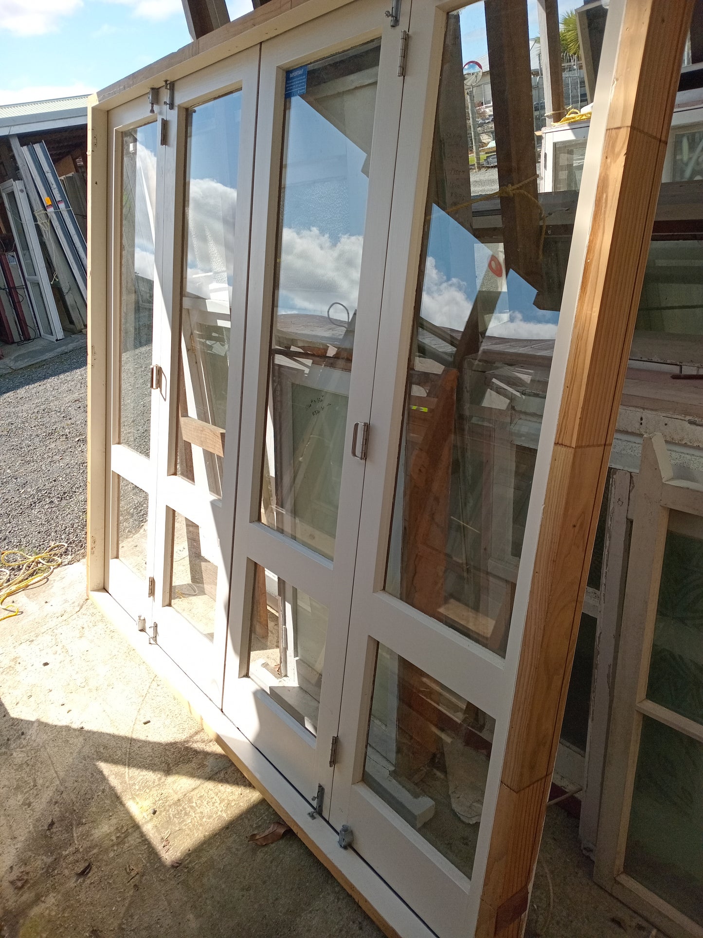 Cedar Bifolding doors 2020 H x 2300 W