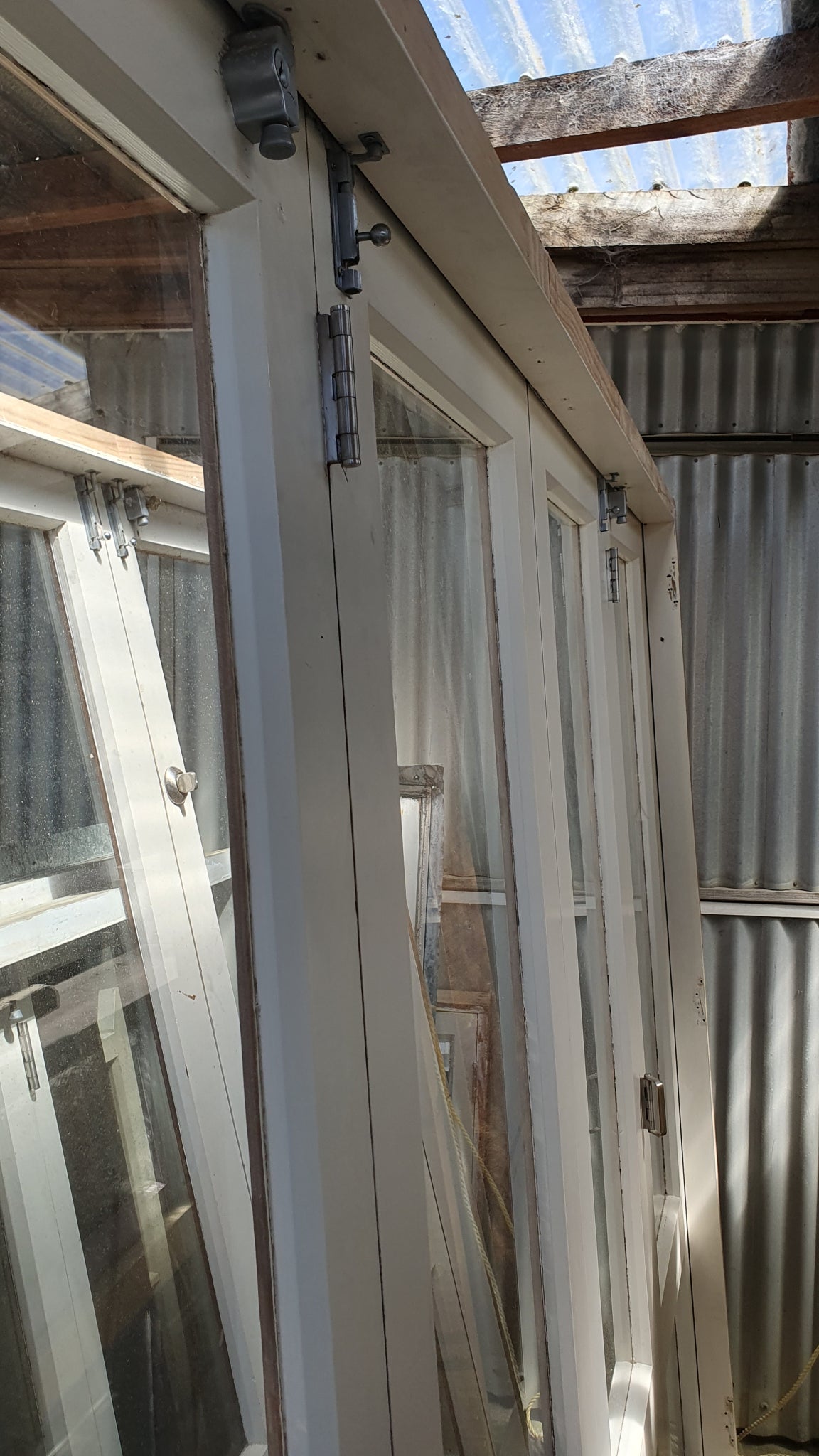 Cedar Bifolding doors 2020 H x 2300 W