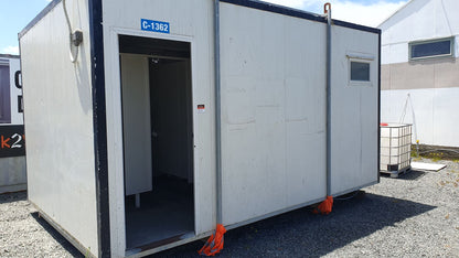 Portable Toilet Block 4.8m x 3m, 4 toilets, 3 urinals, 3 handbasins.