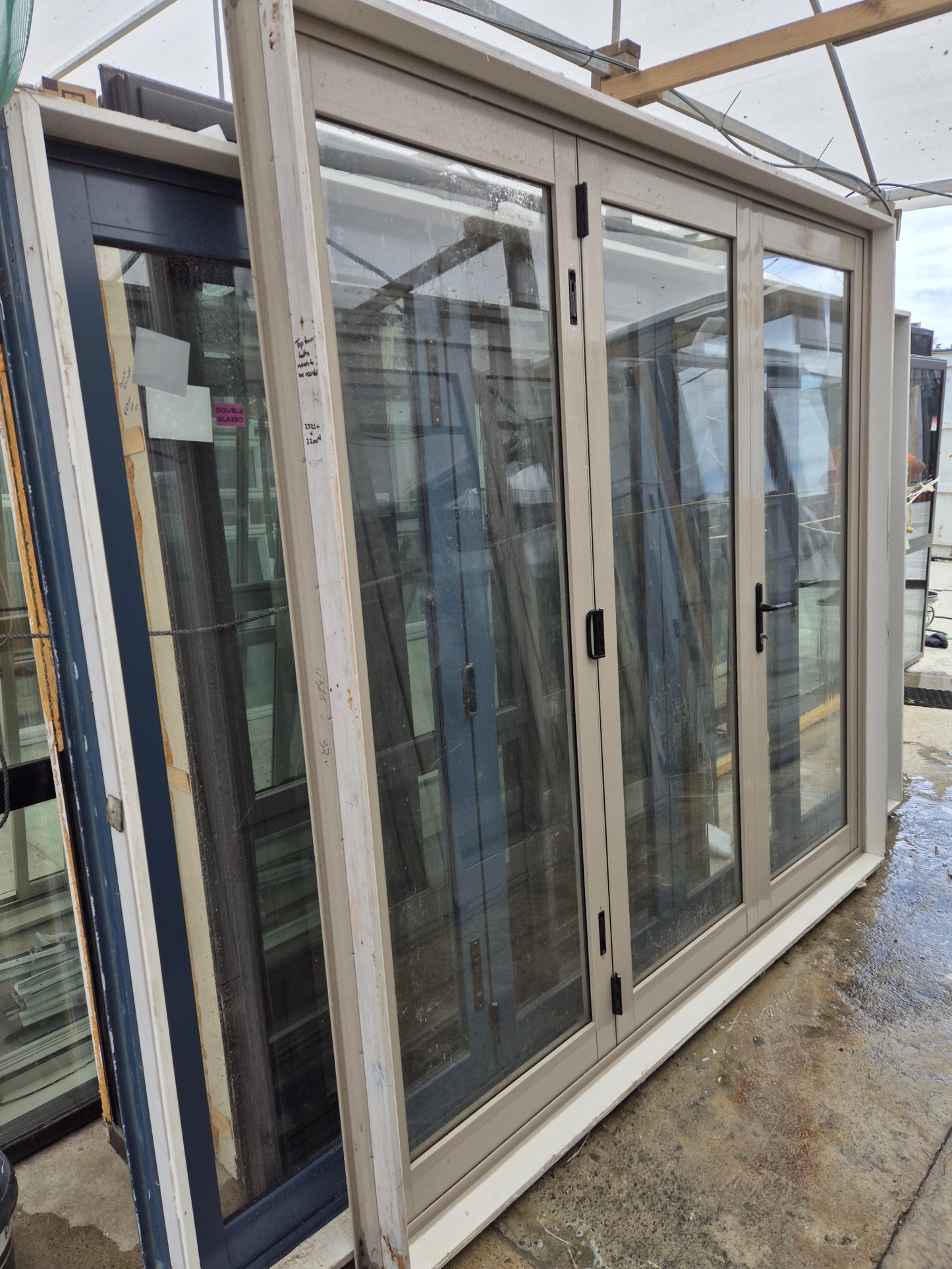 Bifolding Door with outside access 2200 H x 2330 W see matching set