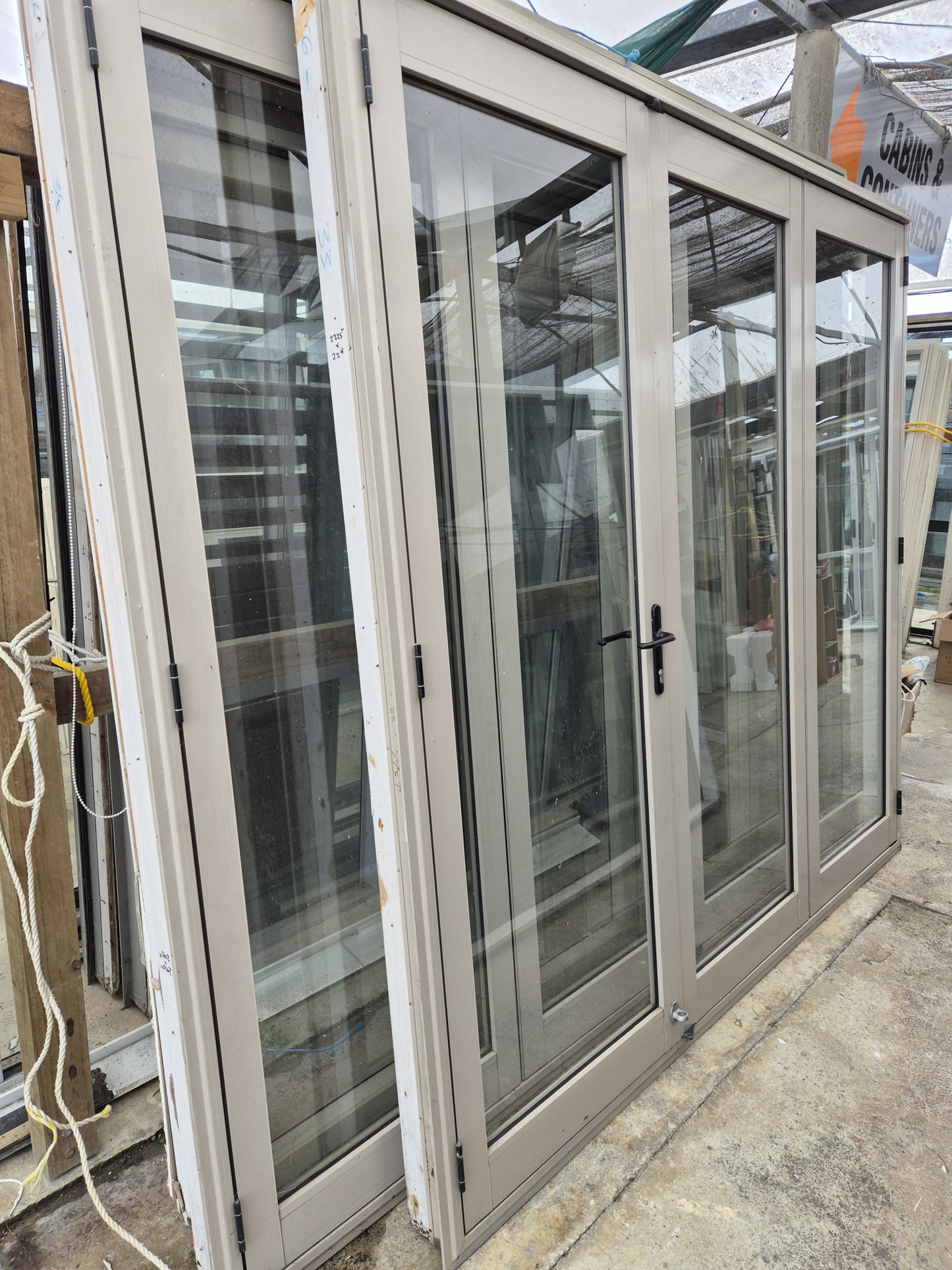 Bifolding Door with outside access 2200 H x 2330 W see matching set