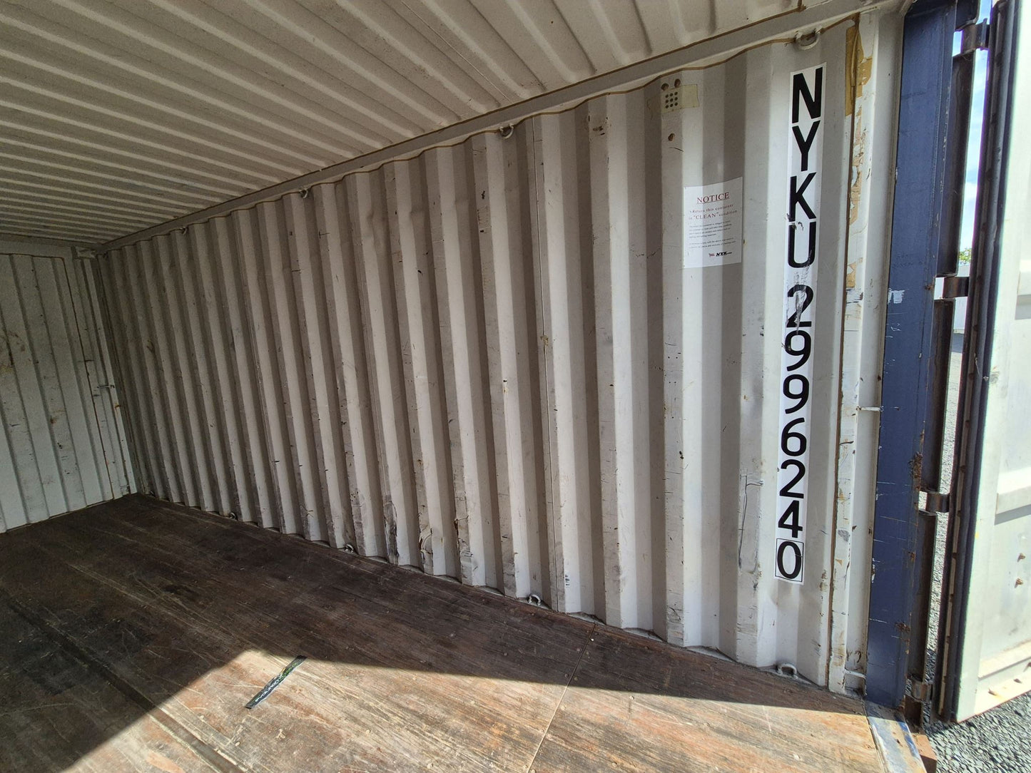B Grade 20ft B Grade Blue Shipping Container