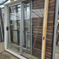 Full Pane Safety Glass Silver Ranchslider 2070 H x 1880 W #RS0003