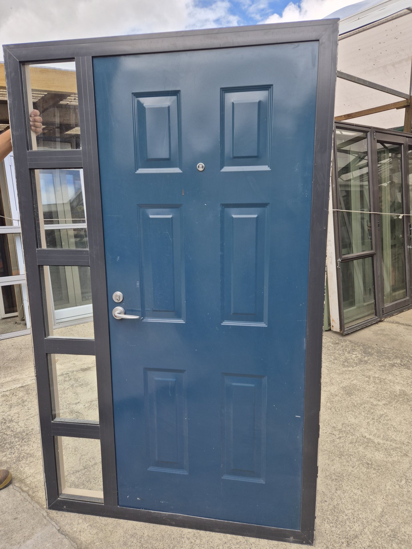 Entranceway, Aluminum door 2050 H x 1240 W (PA1912)