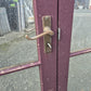 Colonial (8 lites), Cedar Bifolding Doors 2100 x 2100