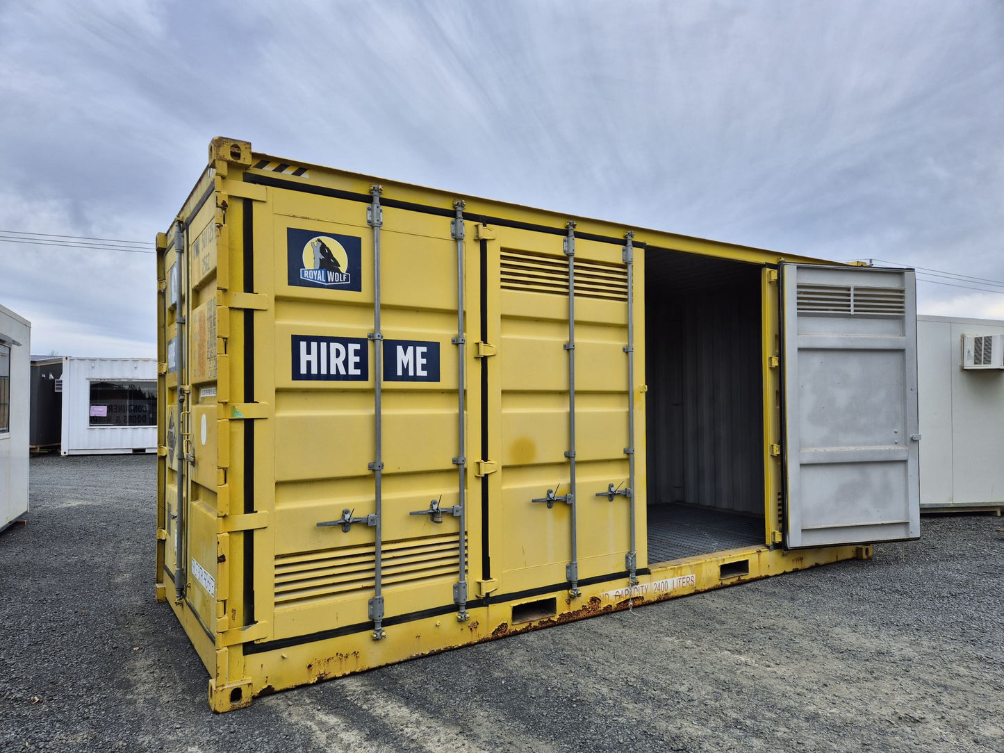 20FT DANGEROUS GOODS CONTAINER, SIDE OPENING, GD COND