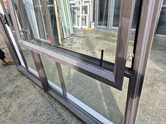 Ranchslider with opening window 2 H x 2.4 W