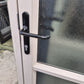 Aluminium PA Door, Obscured glass, opens outwards  2.1 H x 840 W #1996