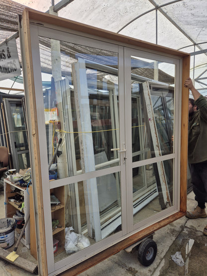 Wide French doors 2070 H x 1890 W, see matching joinery #1999