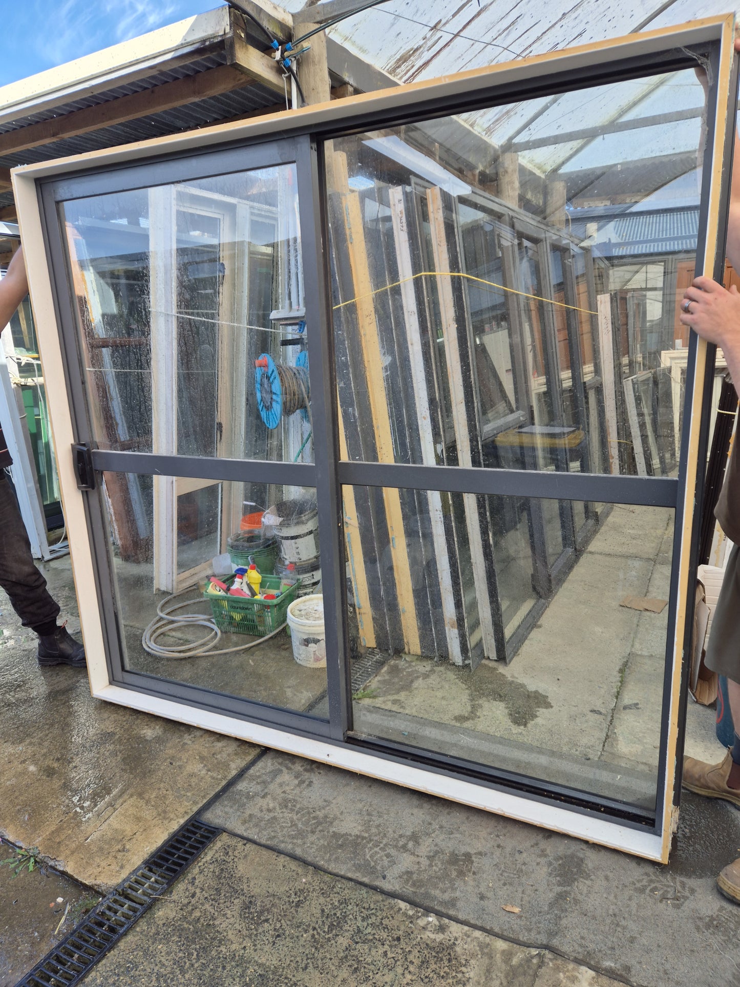 Grey Friars Ranchslider 2030 H x 2220W Good condition #2011 see matching joinery