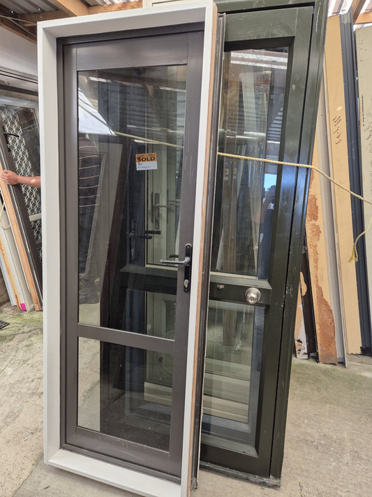 Ironsand Aluminium Door 1950 H x 710 W, opens outward #2013