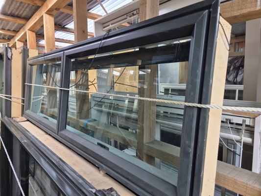 Karaka Green, double opening window 600 H x 2000 W (4 available)