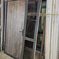 Lovely Cedar Entrance Door with sidelight 2m H x 1.25 W #2033