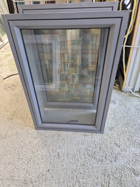 Sandstone Grey Aluminium Window 900 H x 600 W #2036