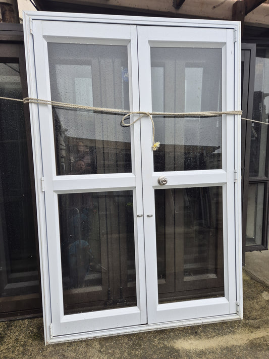 White French doors, both open outwards 2115 H x 1410 W #2041