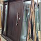 Beautiful Cedar Entrance door with sidelights 2200 H x 1920 W #2065