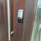 Beautiful Cedar Entrance door with sidelights 2200 H x 1920 W #2065