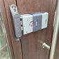 Beautiful Cedar Entrance door with sidelights 2200 H x 1920 W #2065