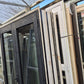 Black French Doors 2 H x 1.2 W (3 sets available + more joinery) #2050