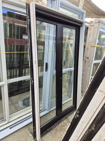 Black French Doors 2 H x 1.2 W (3 sets available + more joinery) #2050