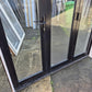 Black Bifolding doors 2/2.3 H x 1.8W #2063 see matching joinery