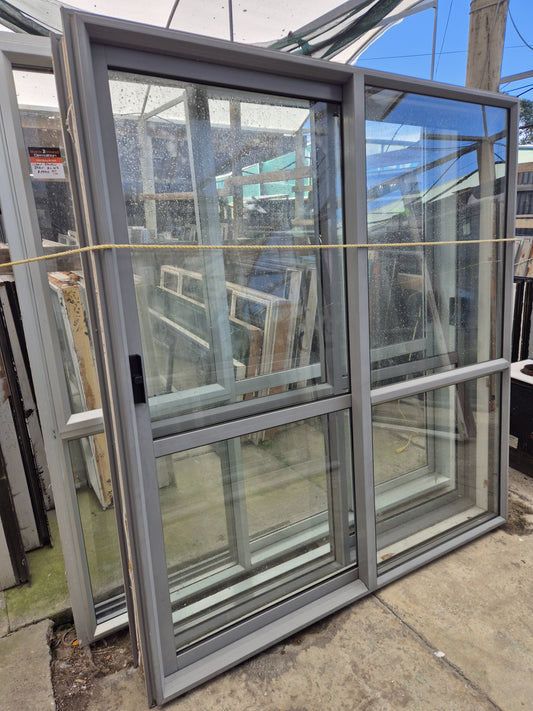 Grey Ranchslider 1960 H x 1800 W L- R or R-L available & windows #2058