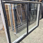 Black aluminium window 1.2 H x 1.8 W  #2070 (2 available)