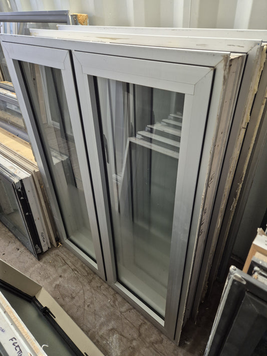 Silver casement opening windows 1250 H x 950 W #2078