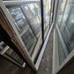 Dark Bronze Double Glazed, double opening window 1.2 H x 2.6W #2088