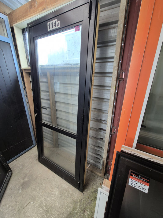 Black / Ebony Wide P.A. Door 2115 H x 920 W, opens outwards #2090