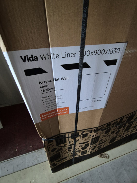 NEW Shower liner 900 x 900 x 1830 H- still in the box
