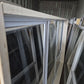 White Double Opening Aluminium Window 1320 H x 2100 W #2095