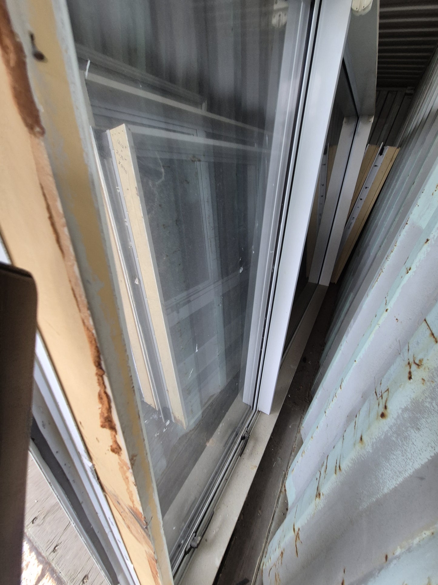 Double Glazed White Opening Window 1550 H x 2600 W #2096