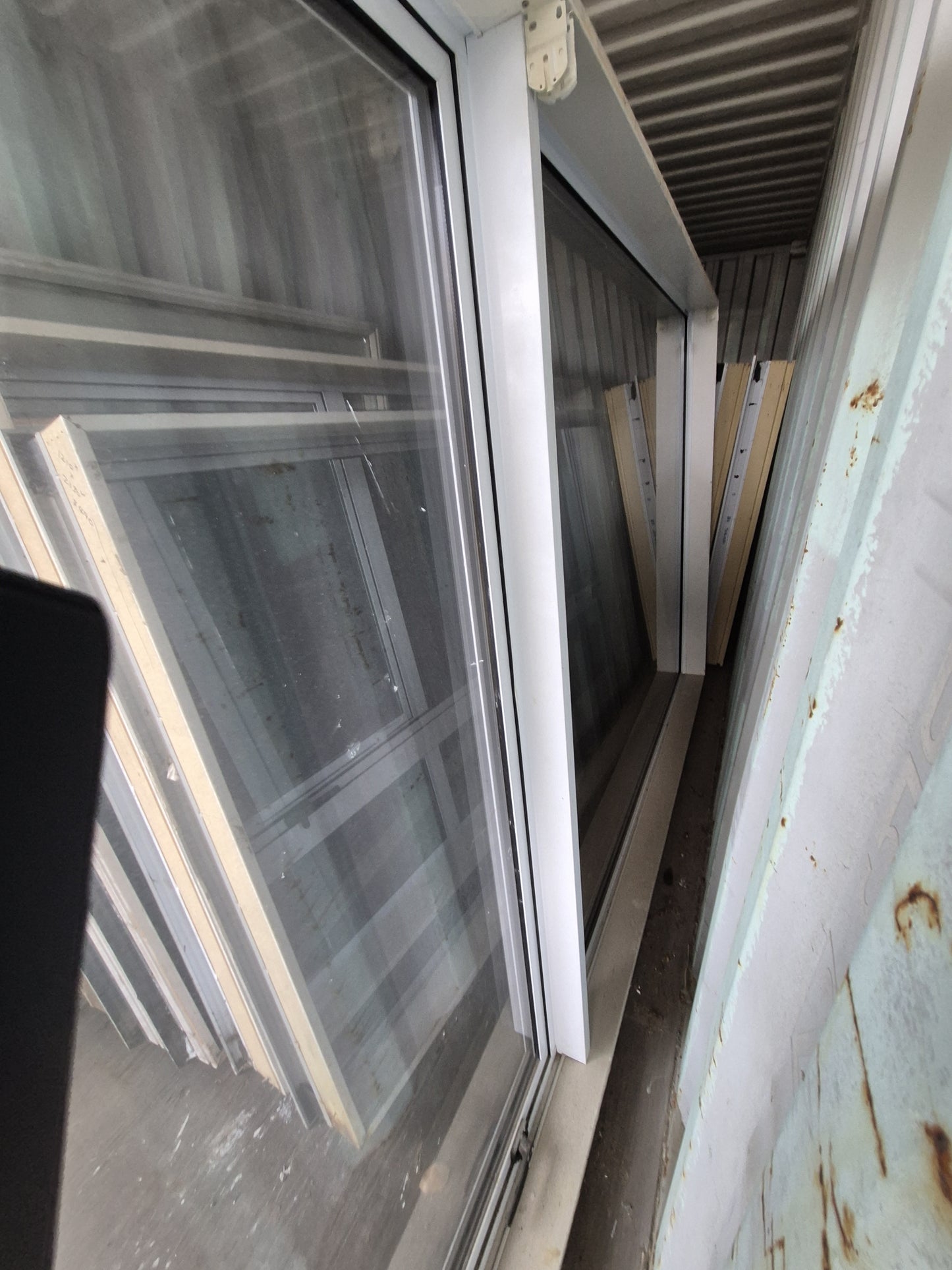 Double Glazed White Opening Window 1550 H x 2600 W #2096