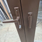New Double Glazed Brown French Door 1980 H x 1500 W #2107