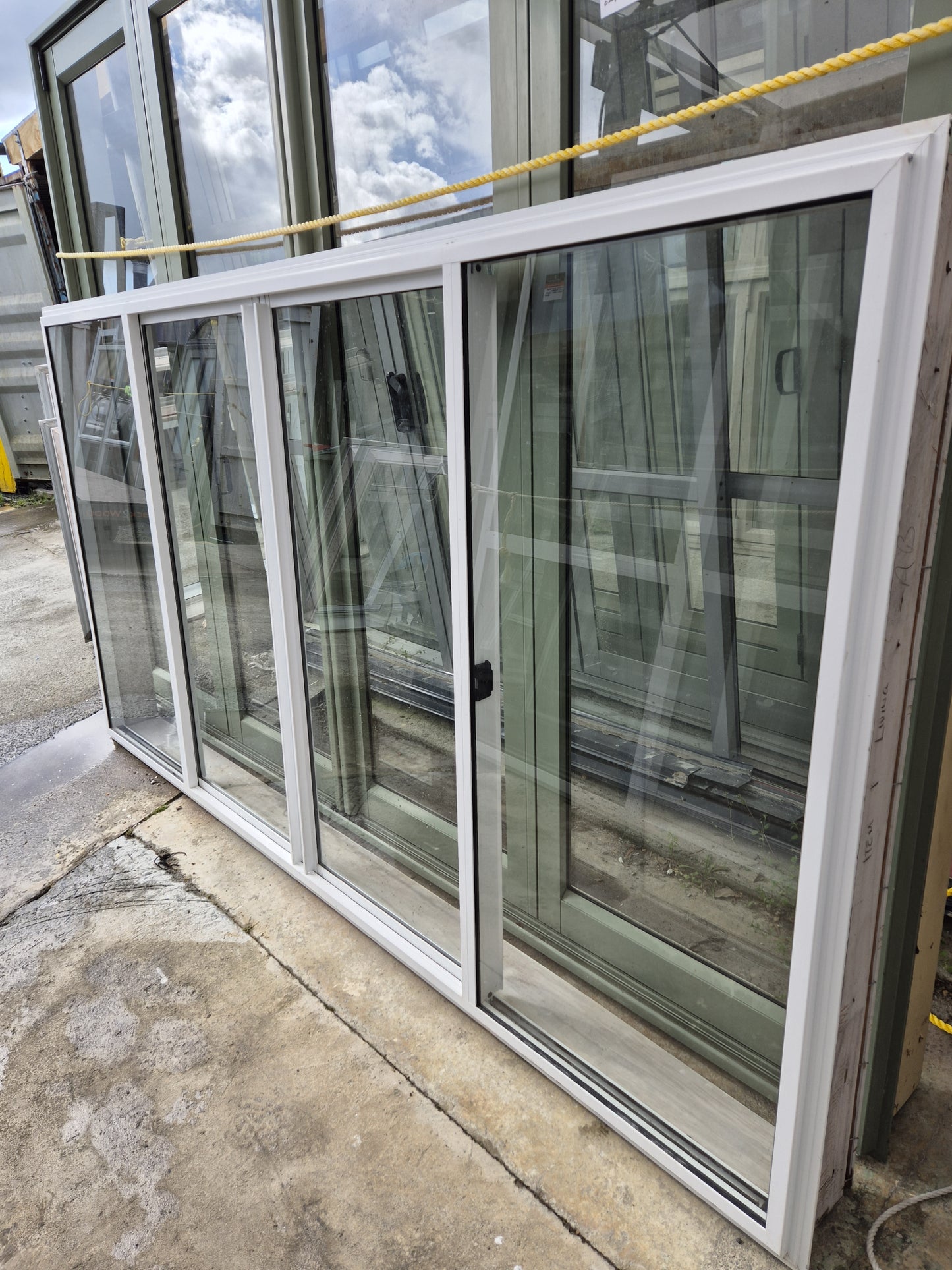 Biparting Double Sliding window 1.4 H x 2.7W #2109e See matching joinery