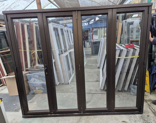 Bronze Bifolding Door 2 m H x 2.4 m W #2116