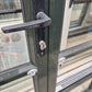 Karaka Green French Doors with opening window 2 H x 2.7 W #2119
