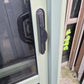 Mist Green Ranchslider with opening window 2130 H x 2100 W #2133
